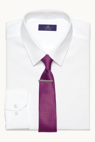 White Forword Point Collared Shirt